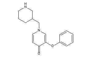 3-phenoxy-1-(3-piperidylmethyl)-4-pyridone