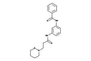 N-[3-[3-(oxazinan-2-yl)propanoylamino]phenyl]benzamide