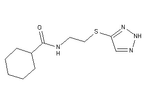 N-[2-(2H-triazol-4-ylthio)ethyl]cyclohexanecarboxamide