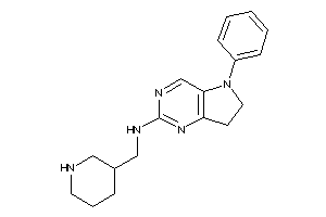 (5-phenyl-6,7-dihydropyrrolo[3,2-d]pyrimidin-2-yl)-(3-piperidylmethyl)amine