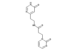 3-(2-ketopyrimidin-1-yl)-N-[2-(6-keto-1H-pyrimidin-4-yl)ethyl]propionamide