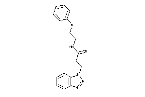 3-(benzotriazol-1-yl)-N-(2-phenoxyethyl)propionamide