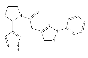 2-(2-phenyltriazol-4-yl)-1-[2-(1H-pyrazol-4-yl)pyrrolidino]ethanone