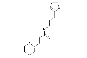 N-[3-(2-furyl)propyl]-3-(oxazinan-2-yl)propionamide