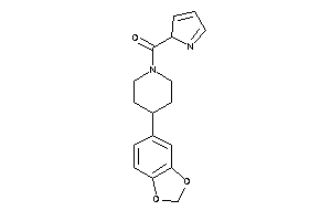 [4-(1,3-benzodioxol-5-yl)piperidino]-(2H-pyrrol-2-yl)methanone