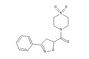 (1,1-diketo-1,4-thiazinan-4-yl)-(3-phenyl-2-isoxazolin-5-yl)methanone