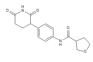 N-[4-(2,6-diketo-3-piperidyl)phenyl]tetrahydrofuran-3-carboxamide