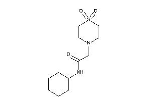 N-cyclohexyl-2-(1,1-diketo-1,4-thiazinan-4-yl)acetamide