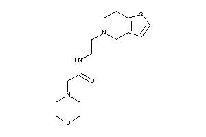 N-[2-(6,7-dihydro-4H-thieno[3,2-c]pyridin-5-yl)ethyl]-2-morpholino-acetamide