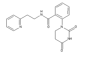 2-(2,4-diketohexahydropyrimidin-1-yl)-N-[2-(2-pyridyl)ethyl]benzamide