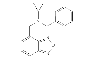 Benzofurazan-4-ylmethyl-benzyl-cyclopropyl-amine