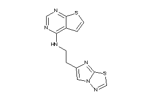 2-imidazo[2,1-b][1,3,4]thiadiazol-6-ylethyl(thieno[2,3-d]pyrimidin-4-yl)amine