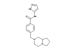 4-(3,4,6,7,8,8a-hexahydro-1H-pyrrolo[1,2-a]pyrazin-2-ylmethyl)-N-(1H-pyrazol-5-yl)benzamide