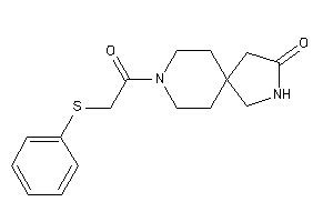 8-[2-(phenylthio)acetyl]-3,8-diazaspiro[4.5]decan-2-one