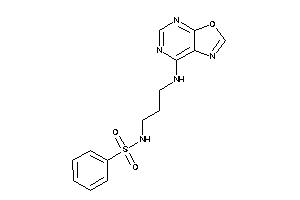 N-[3-(oxazolo[5,4-d]pyrimidin-7-ylamino)propyl]benzenesulfonamide