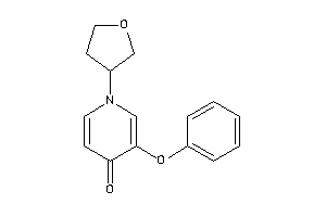 3-phenoxy-1-tetrahydrofuran-3-yl-4-pyridone