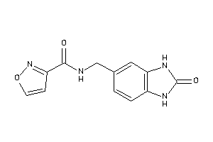 N-[(2-keto-1,3-dihydrobenzimidazol-5-yl)methyl]isoxazole-3-carboxamide