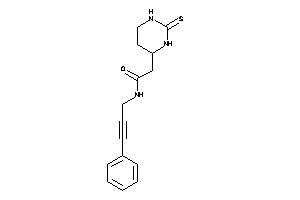 N-(3-phenylprop-2-ynyl)-2-(2-thioxohexahydropyrimidin-4-yl)acetamide