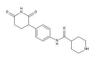 N-[4-(2,6-diketo-3-piperidyl)phenyl]isonipecotamide