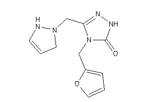4-(2-furfuryl)-3-(3-pyrazolin-1-ylmethyl)-1H-1,2,4-triazol-5-one