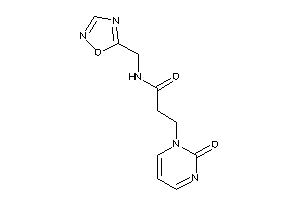 3-(2-ketopyrimidin-1-yl)-N-(1,2,4-oxadiazol-5-ylmethyl)propionamide