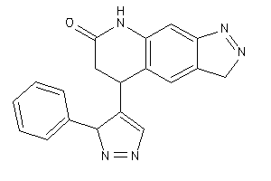 Image of 5-(3-phenyl-3H-pyrazol-4-yl)-3,5,6,8-tetrahydropyrazolo[4,3-g]quinolin-7-one