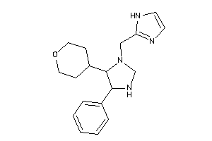 2-[(4-phenyl-5-tetrahydropyran-4-yl-imidazolidin-1-yl)methyl]-1H-imidazole