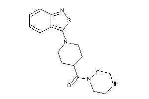 [1-(2,1-benzothiazol-3-yl)-4-piperidyl]-piperazino-methanone