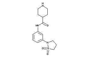 N-[3-(1,1-diketo-1,2-thiazolidin-2-yl)phenyl]isonipecotamide