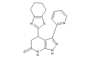 3-(2-pyridyl)-4-(4,5,6,7-tetrahydro-1,3-benzothiazol-2-yl)-1,4,5,7-tetrahydropyrazolo[3,4-b]pyridin-6-one