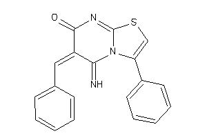 Image of 6-benzal-5-imino-3-phenyl-thiazolo[3,2-a]pyrimidin-7-one