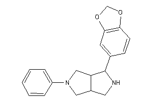 1-(1,3-benzodioxol-5-yl)-5-phenyl-2,3,3a,4,6,6a-hexahydro-1H-pyrrolo[3,4-c]pyrrole