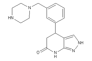 Image of 4-[3-(piperazinomethyl)phenyl]-2,4,5,7-tetrahydropyrazolo[3,4-b]pyridin-6-one