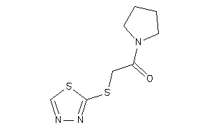 1-pyrrolidino-2-(1,3,4-thiadiazol-2-ylthio)ethanone