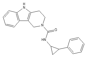 N-(2-phenylcyclopropyl)-1,3,4,5-tetrahydropyrido[4,3-b]indole-2-carboxamide