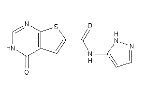 Image of 4-keto-N-(1H-pyrazol-5-yl)-3H-thieno[2,3-d]pyrimidine-6-carboxamide