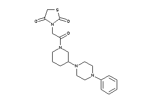 3-[2-keto-2-[3-(4-phenylpiperazino)piperidino]ethyl]thiazolidine-2,4-quinone