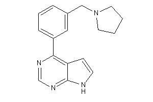 4-[3-(pyrrolidinomethyl)phenyl]-7H-pyrrolo[2,3-d]pyrimidine