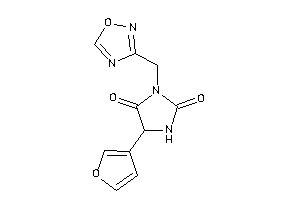 5-(3-furyl)-3-(1,2,4-oxadiazol-3-ylmethyl)hydantoin