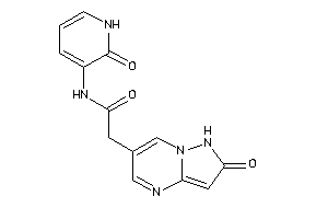 2-(2-keto-1H-pyrazolo[1,5-a]pyrimidin-6-yl)-N-(2-keto-1H-pyridin-3-yl)acetamide