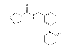 N-[3-(2-ketopiperidino)benzyl]tetrahydrofuran-3-carboxamide