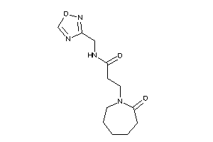 3-(2-ketoazepan-1-yl)-N-(1,2,4-oxadiazol-3-ylmethyl)propionamide