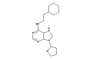 2-cyclohexylethyl-[9-(tetrahydrofuryl)-4,5,7,8-tetrahydropurin-6-yl]amine