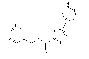 5-(1H-pyrazol-4-yl)-N-(3-pyridylmethyl)-4H-pyrazole-3-carboxamide