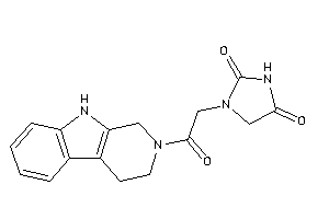 1-[2-keto-2-(1,3,4,9-tetrahydro-$b-carbolin-2-yl)ethyl]hydantoin