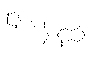 Image of N-(2-thiazol-5-ylethyl)-4,5-dihydro-3aH-thieno[3,2-b]pyrrole-5-carboxamide