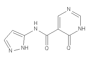 6-keto-N-(1H-pyrazol-5-yl)-1H-pyrimidine-5-carboxamide