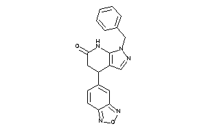 4-benzofurazan-5-yl-1-benzyl-5,7-dihydro-4H-pyrazolo[3,4-b]pyridin-6-one