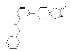 8-[4-(benzylamino)-s-triazin-2-yl]-3,8-diazaspiro[4.5]decan-2-one