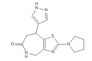 Image of 8-(1H-pyrazol-4-yl)-2-pyrrolidino-4,5,7,8-tetrahydrothiazolo[4,5-c]azepin-6-one